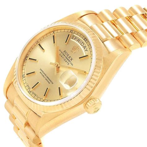 rolex watch gold mens cheap|18 karat gold rolex watch.